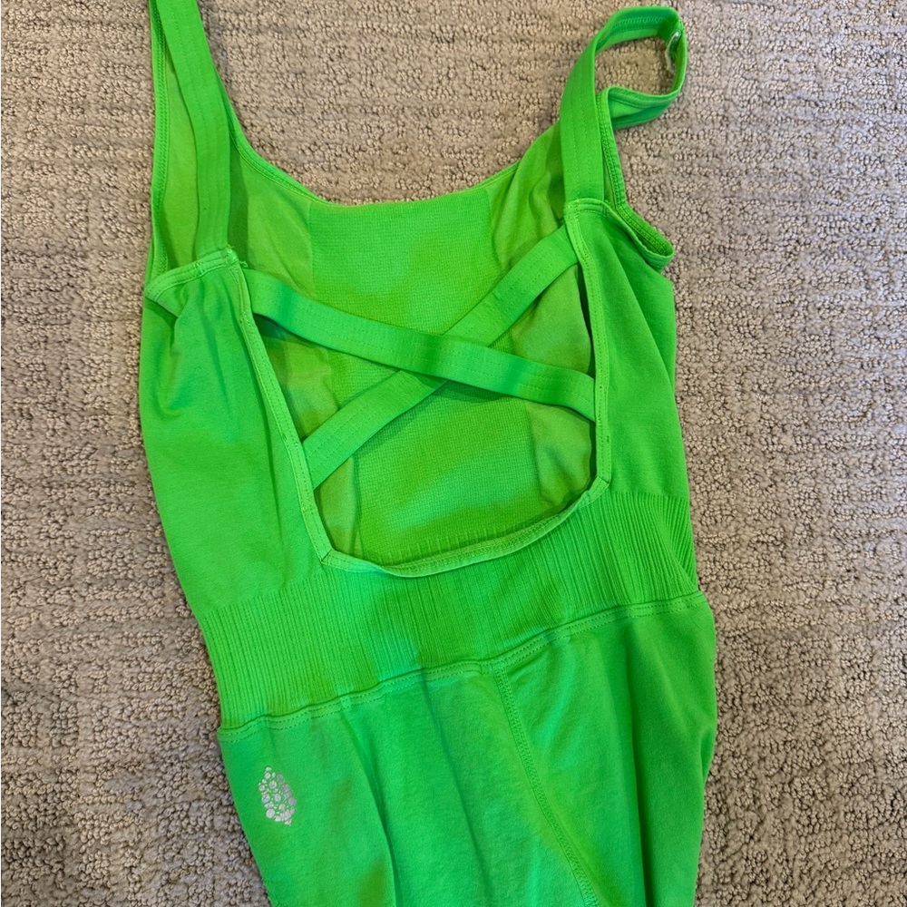 FP Movement by Free People Vibrant Green Jumpsuit